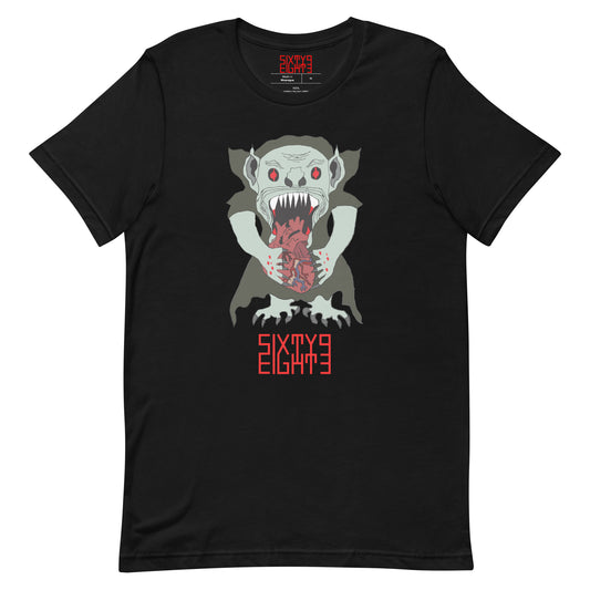 Sixty Eight 93 Logo Red Ravenous Vamp Tee