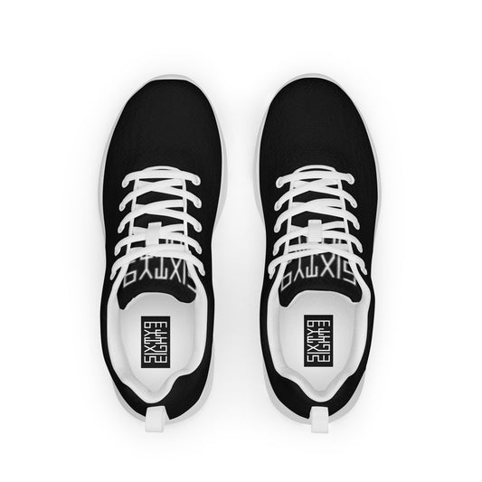 Sixty Eight 93 Logo White Black Women’s Athletic Shoes