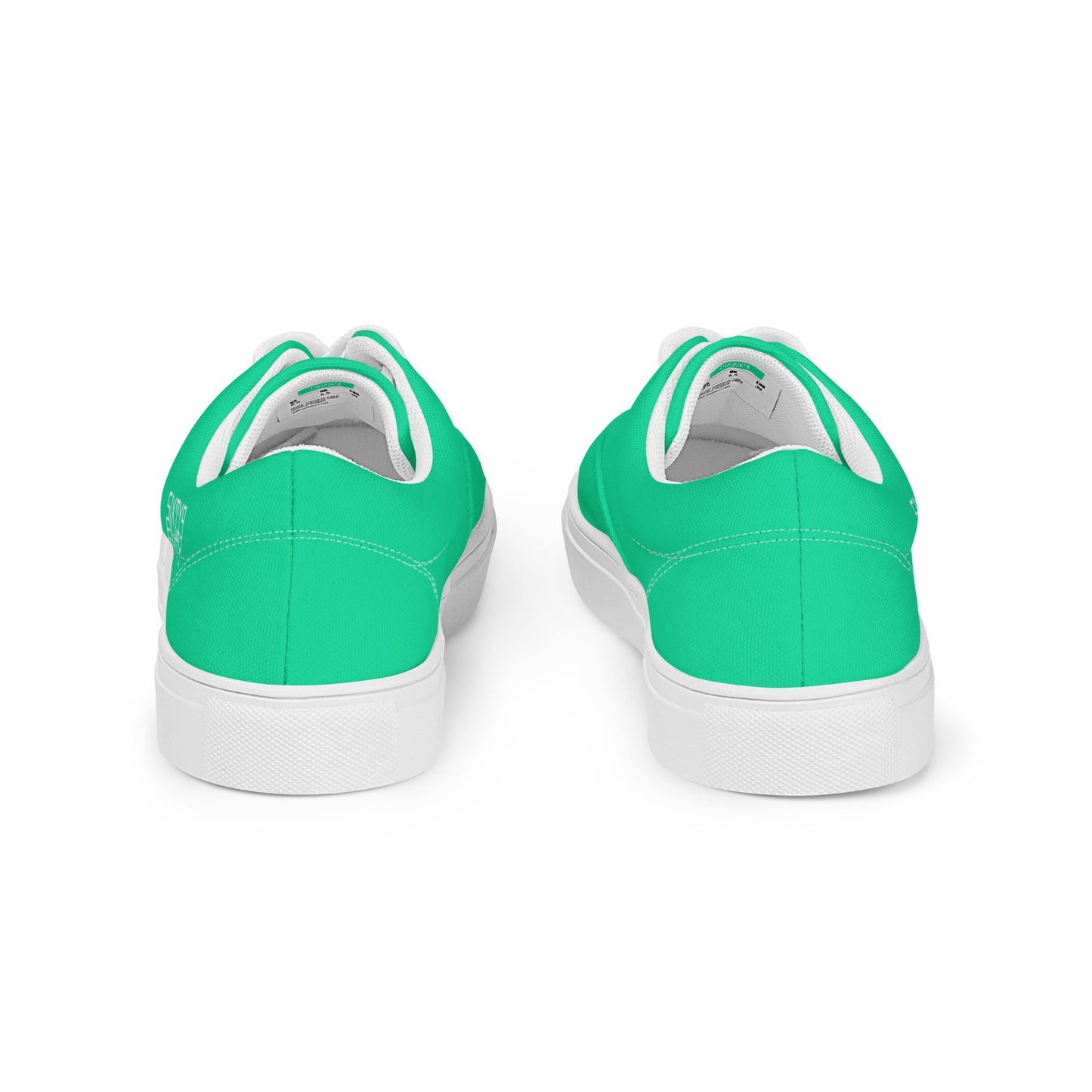 Sixty Eight 93 Logo White & Sea Green Women's Low Top Shoes