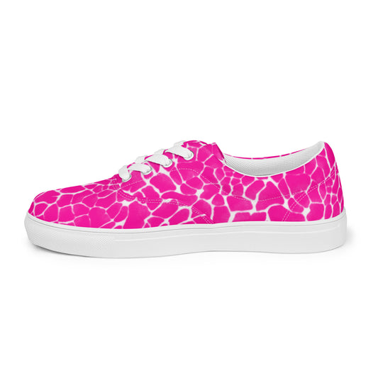 Sixty Eight 93 Logo White Boa Fuchsia Crème Women's Low Top Shoes
