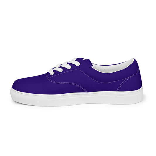Sixty Eight 93 Logo White & Royal Blue Women's Low Top Shoes