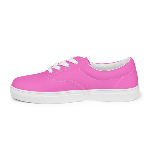 Sixty Eight 93 Logo White & Pink Women's Low Top Shoes