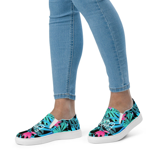 Sixty Eight 93 Logo White Tropical 1.0 Women's Slip On Shoes