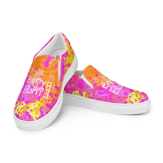 Sixty Eight 93 Logo White POY Women's Slip On Shoes
