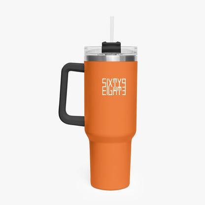 Sixty Eight 93 Logo White Netherland Orange 40oz Hydrator Tumbler Cup