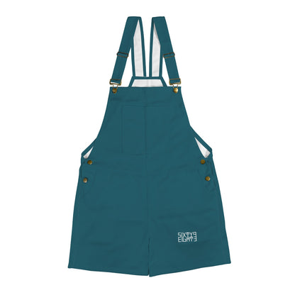 Sixty Eight 93 Logo White Dark Teal Overalls