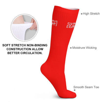 Sixty Eight 93 Logo White Premium Socks (Pack of 5)