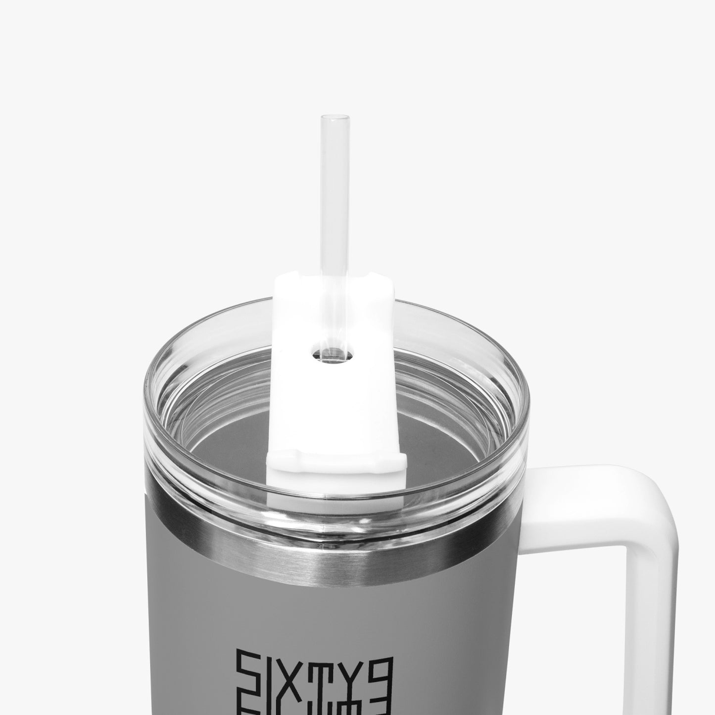 Sixty Eight 93 Logo Black Grey 40oz Hydrator Tumbler Cup