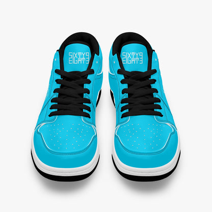 Sixty Eight 93 Logo White Aqua Blue SENTLT1 Shoes