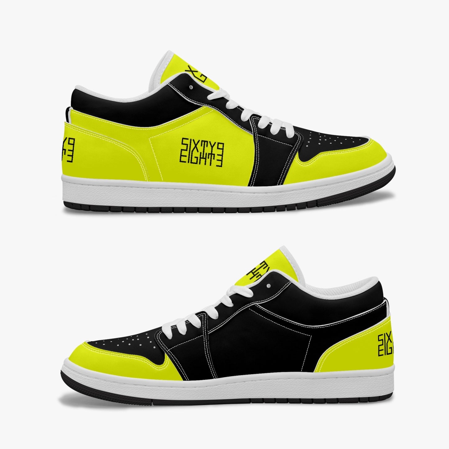 Sixty Eight 93 Logo Black LB SENTLT1 Shoes