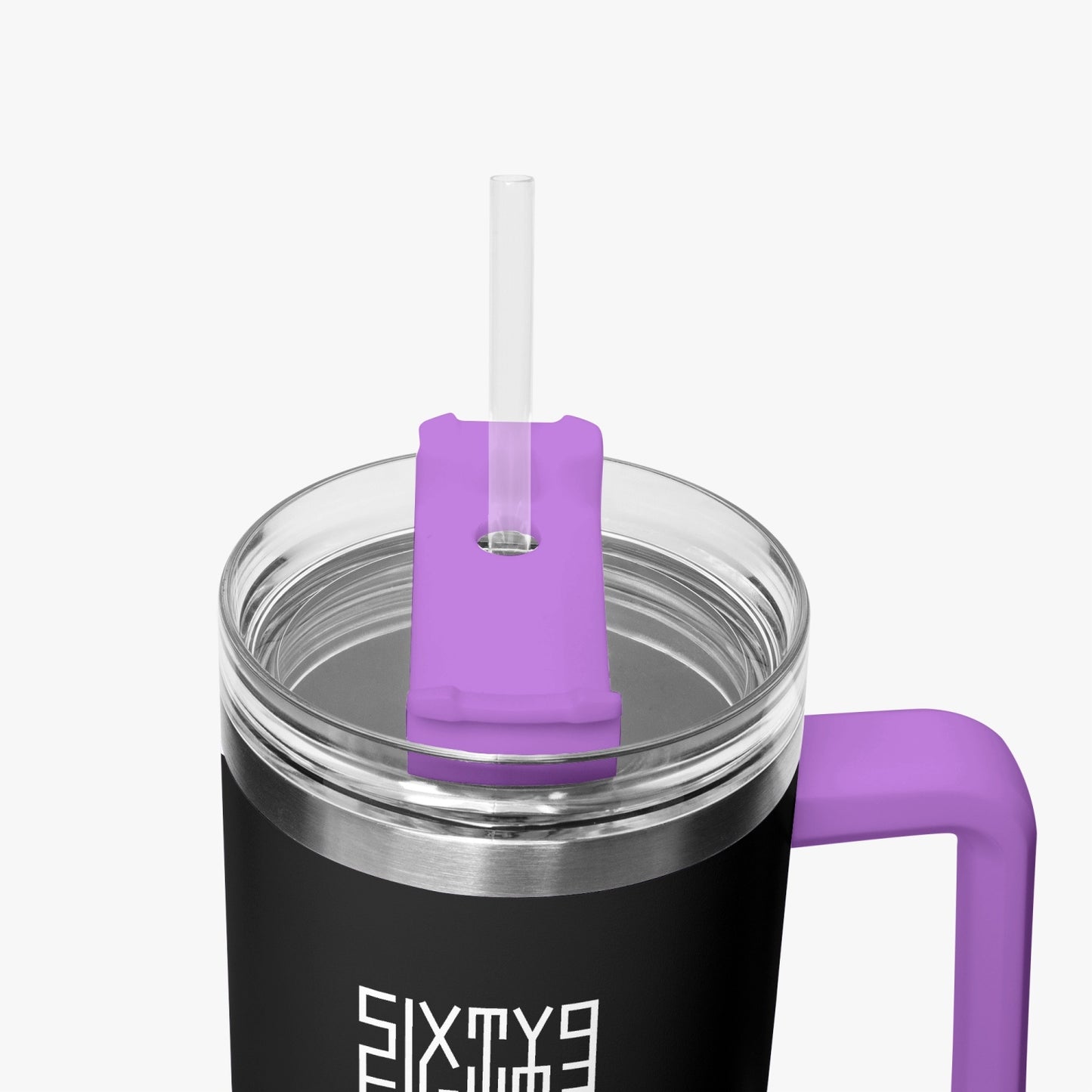 Sixty Eight 93 Logo White Black 40oz Hydrator Tumbler Cup