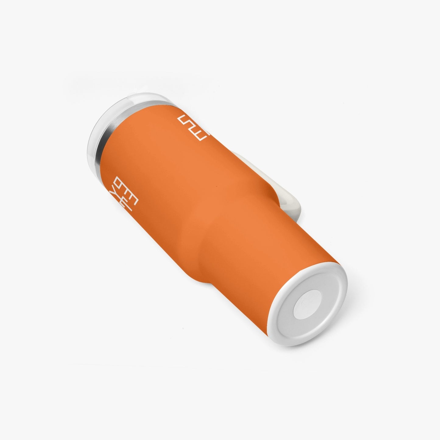 Sixty Eight 93 Logo White Netherland Orange 40oz Hydrator Tumbler Cup