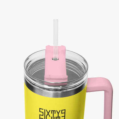 Sixty Eight 93 Logo Black Lemonade 40oz Hydrator Tumbler Cup