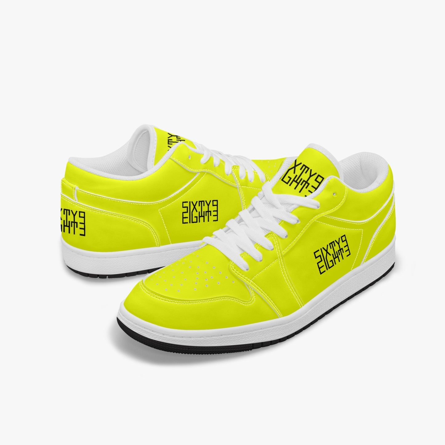 Sixty Eight 93 Logo Black Lemonade SENTLT1 Shoes