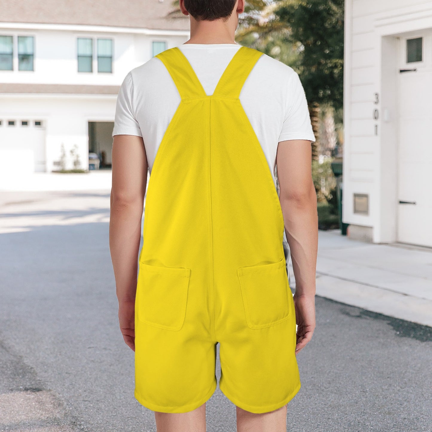 Sixty Eight 93 Logo Black Lemonade Overalls