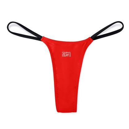 Sixty Eight 93 Logo White Thin Thongs