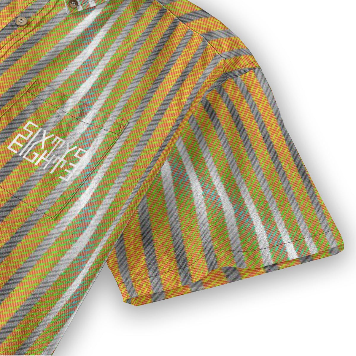 Sixty Eight 93 Logo White Dollar Bill Cotton Button Up Shirt