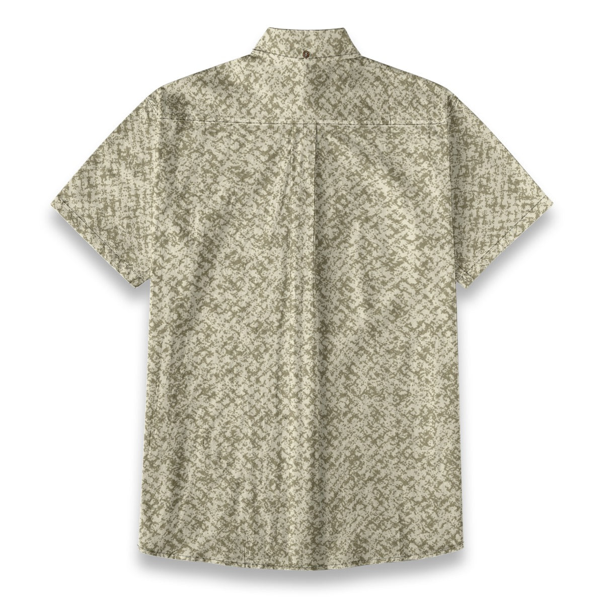 Sixty Eight 93 Logo White Pastel Gray & Grullo Cotton Button Up Shirt