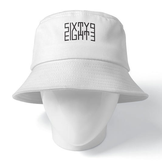 Sixty Eight 93 Logo Black White Bucket Hat
