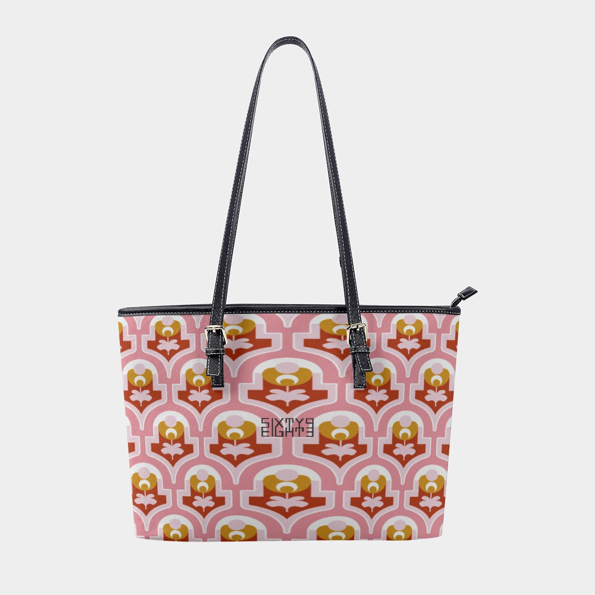 Sixty Eight 93 Logo Black Women's Tote Bag #2 | PU