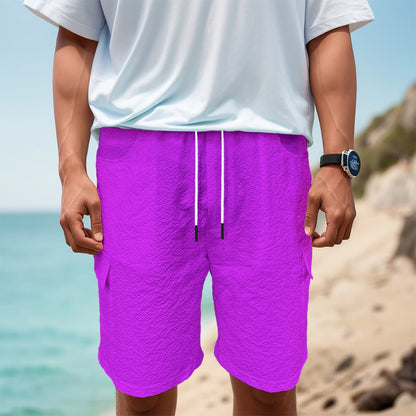 Sixty Eight 93 Logo White Grape Men's Cargo Shorts