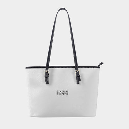 Sixty Eight 93 Logo Black White Women's Tote Bag | PU