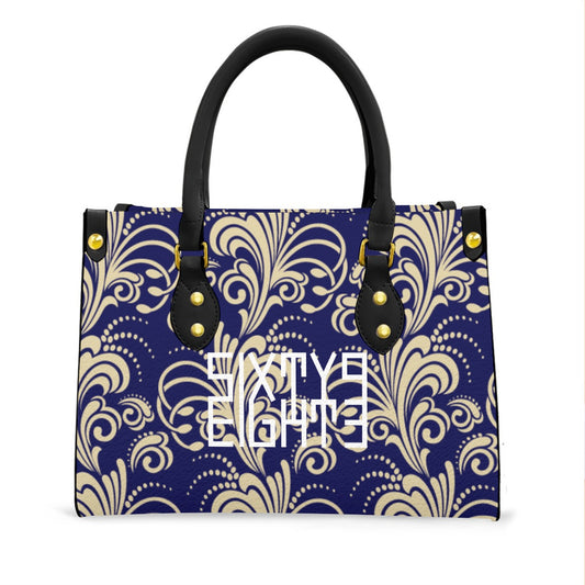 Sixty Eight 93 Logo White Women's Tote Bag With Black Handle #19