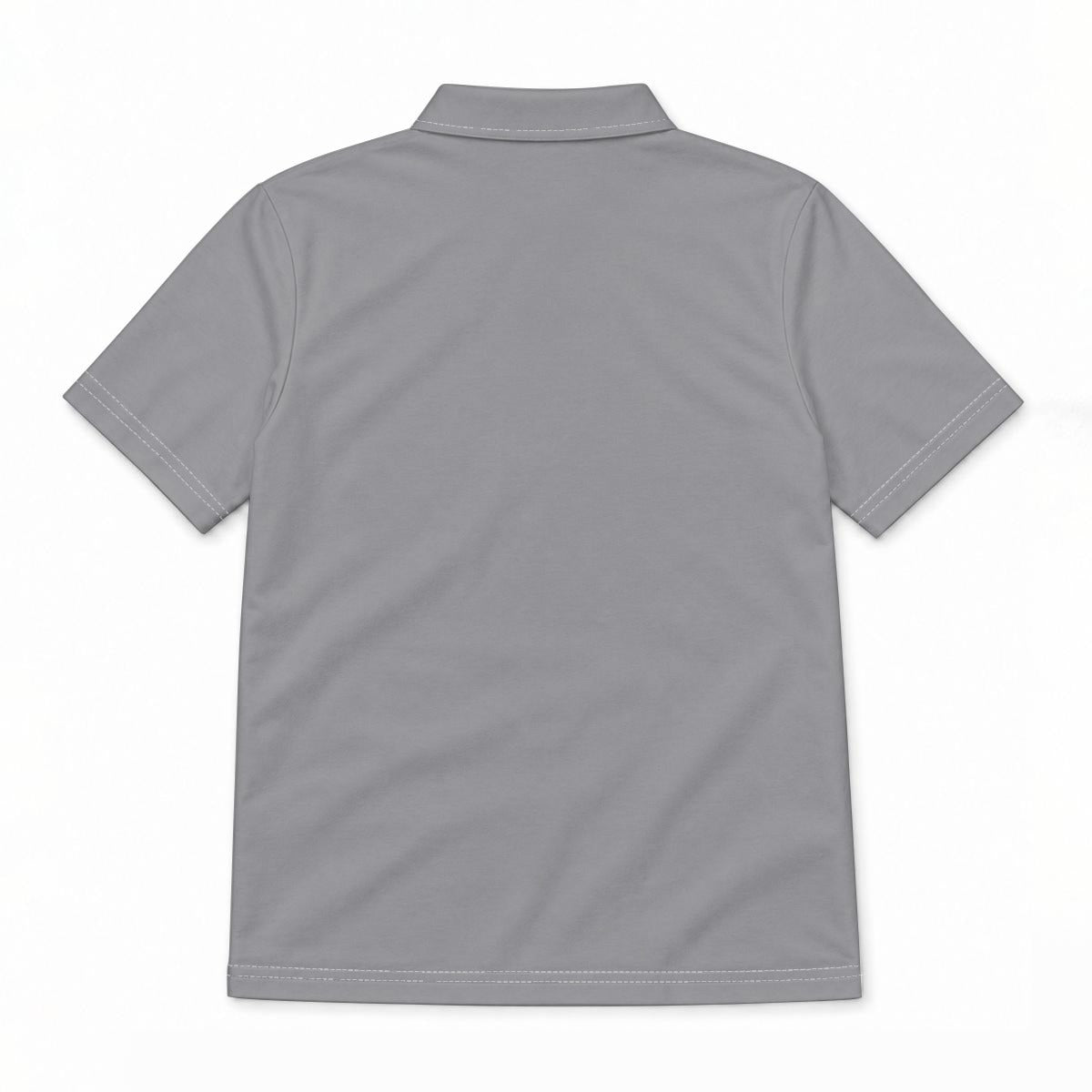 Sixty Eight 93 Logo White Gray Men's Cotton Polo Shirt