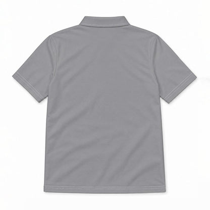 Sixty Eight 93 Logo White Gray Men's Cotton Polo Shirt