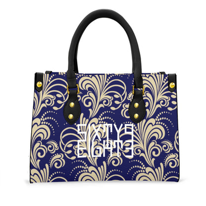 Sixty Eight 93 Logo White Women's Tote Bag With Black Handle #19