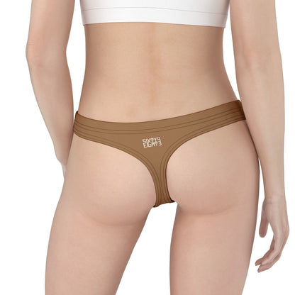 Sixty Eight 93 Logo White Chocolate Women's Low Cut Thong