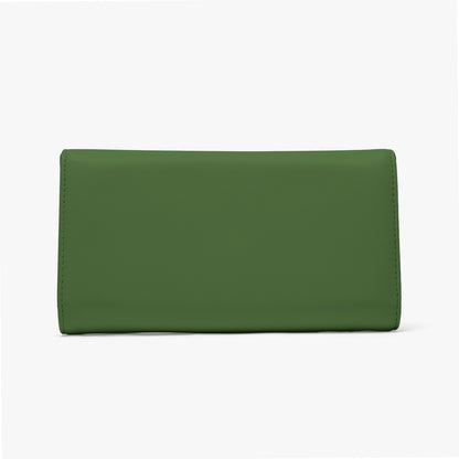 Sixty Eight 93 Logo White Forest Green Foldable Wallet