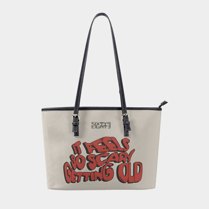 Sixty Eight 93 Logo Black IFSSGO Women's Tote Bag | PU