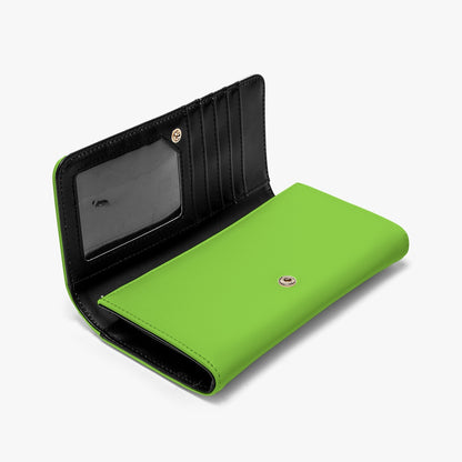 Sixty Eight 93 Logo White Green Apple Foldable Wallet