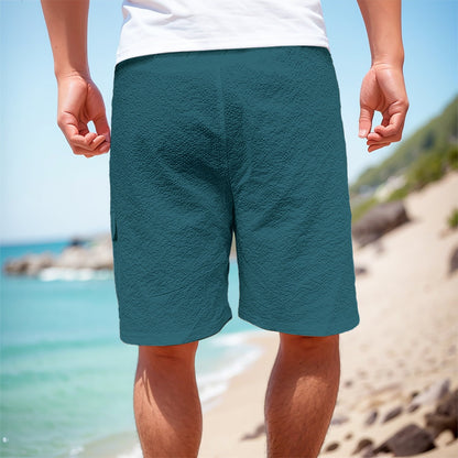 Sixty Eight 93 Logo White Dark Teal Men's Cargo Shorts