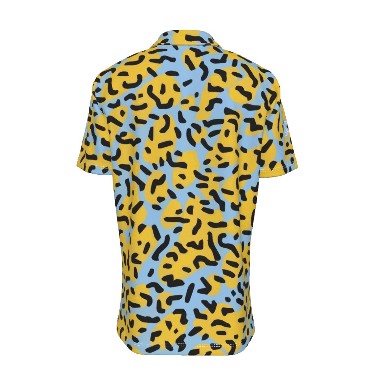 Sixty Eight 93 Logo White Spotted Button Up Shirt