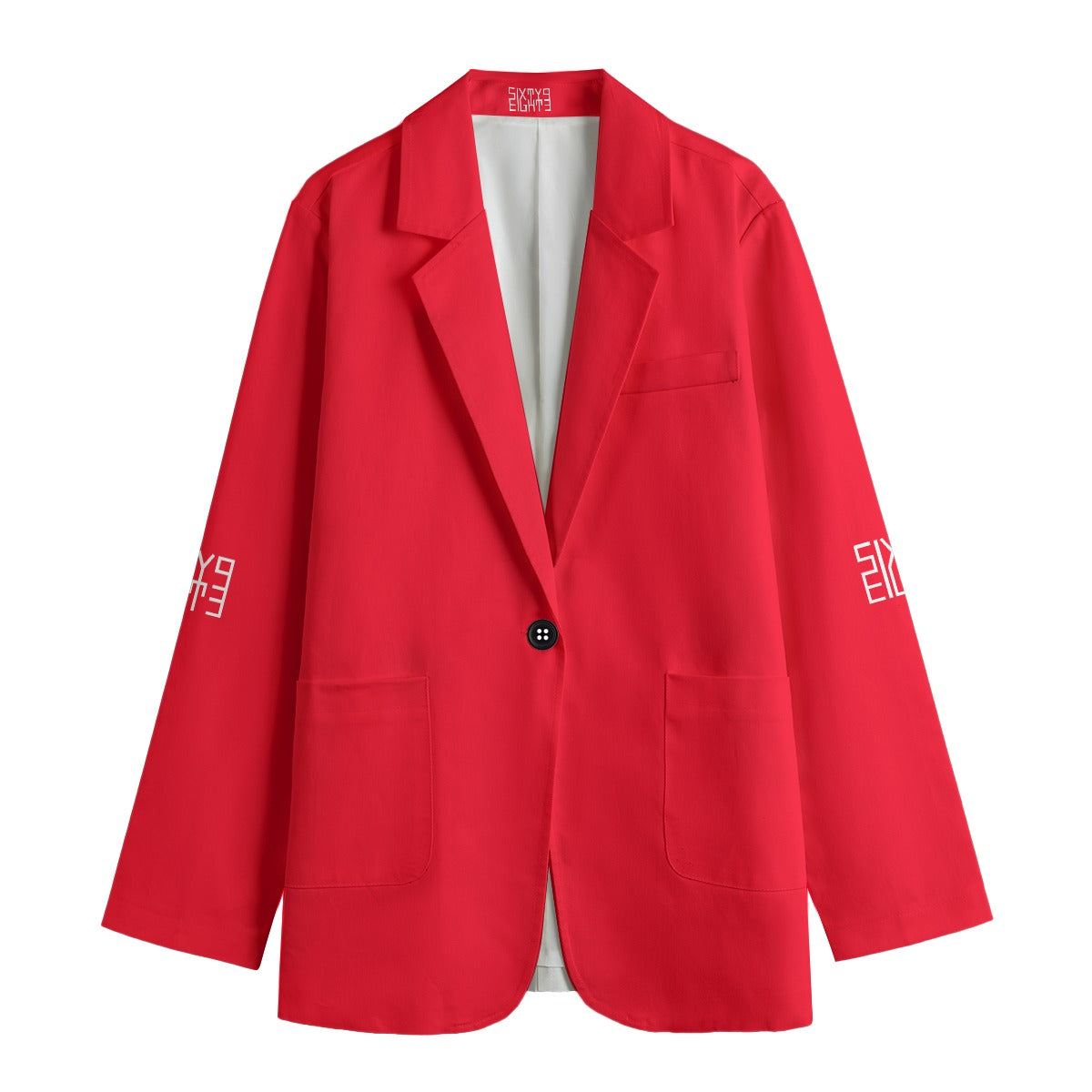 Sixty Eight 93 Red Women's Leisure Blazer