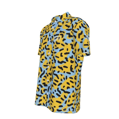 Sixty Eight 93 Logo White Spotted Button Up Shirt
