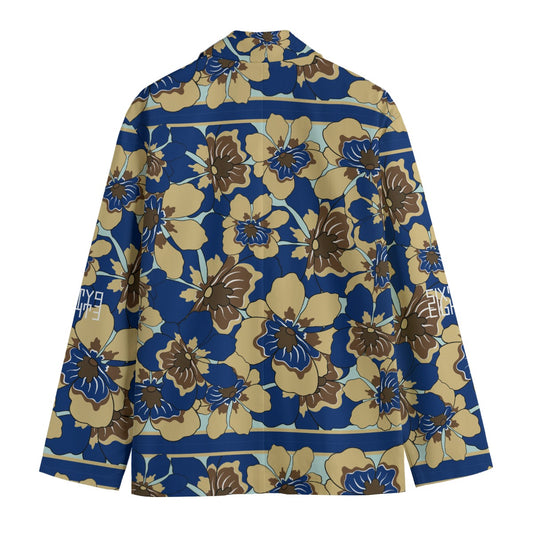 Sixty Eight 93 DBMM Floral Men's Casual Flat Lapel Collar Blazer