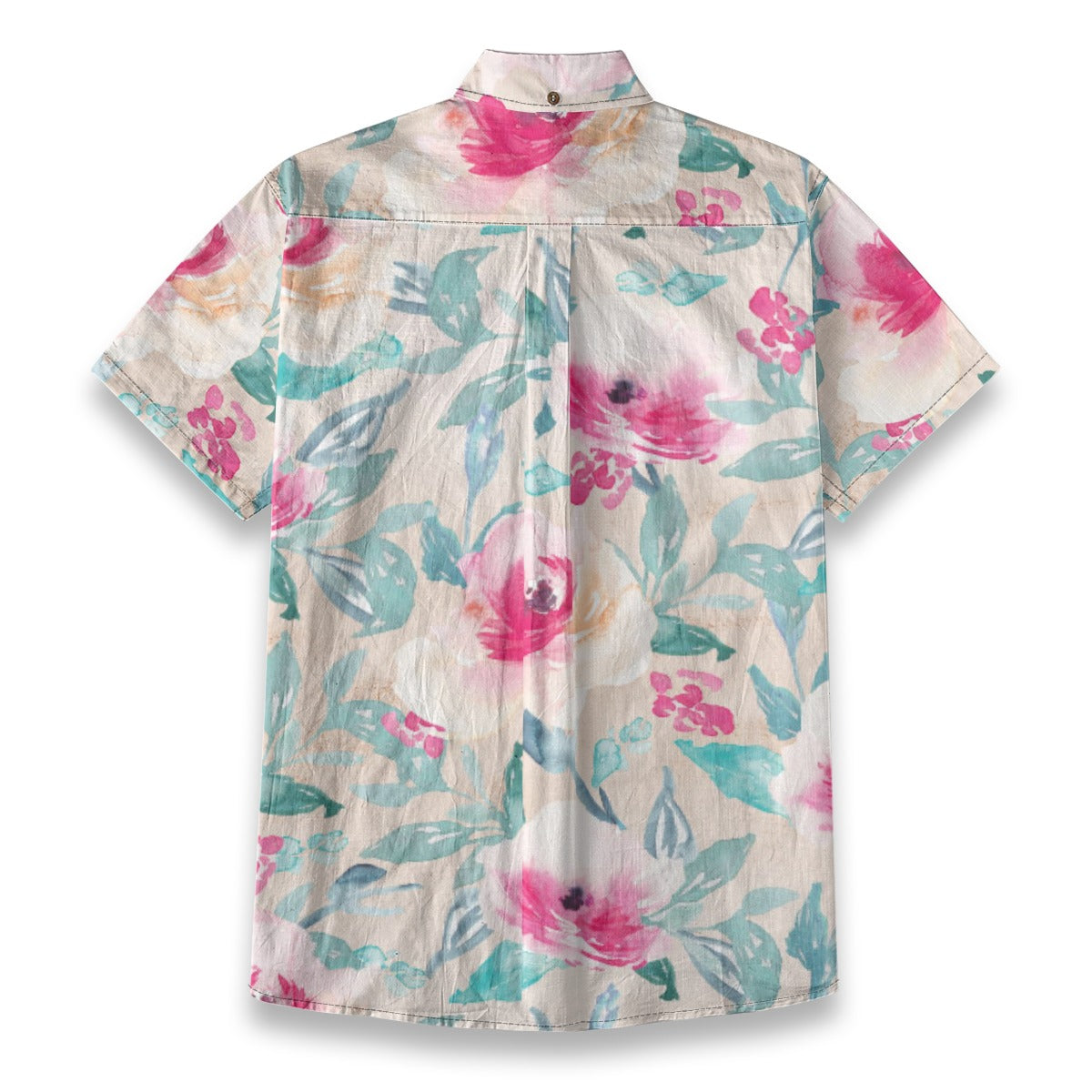 Sixty Eight 93 Logo Black Floral Heaven Cotton Button Up Shirt