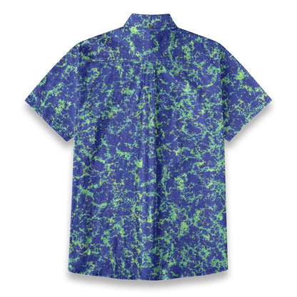 Sixty Eight 93 Logo White Liberty Infrared Cotton Button Up Shirt