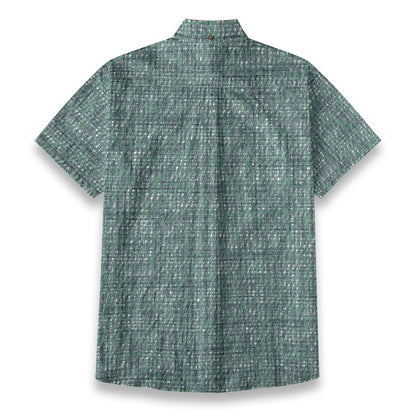 Sixty Eight 93 Logo White Wintergreen Dream Cotton Button Up Shirt
