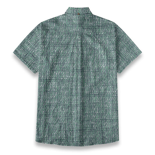 Sixty Eight 93 Logo White Wintergreen Dream Cotton Button Up Shirt