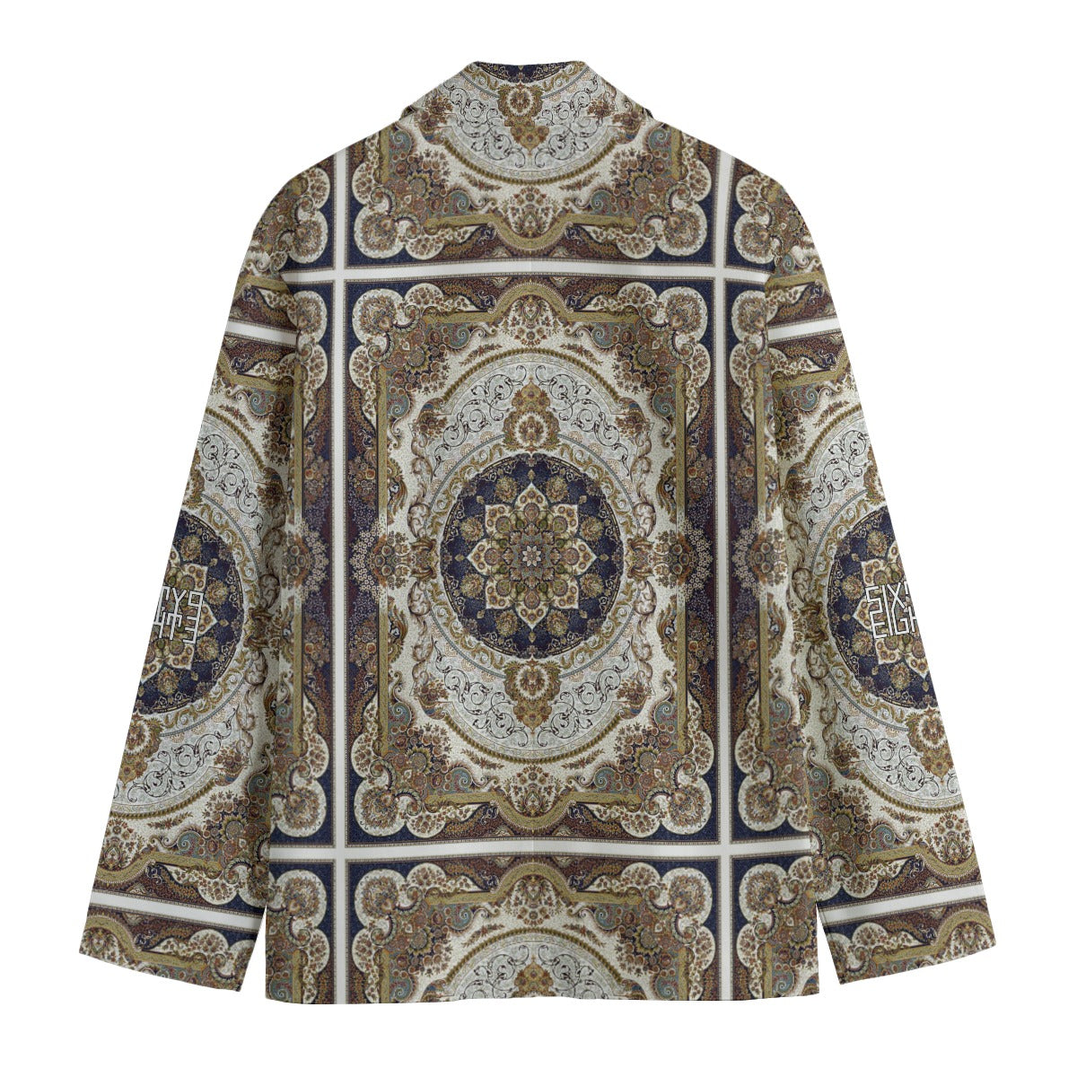 Sixty Eight 93 Stained Glass Men's Casual Flat Lapel Collar Blazer