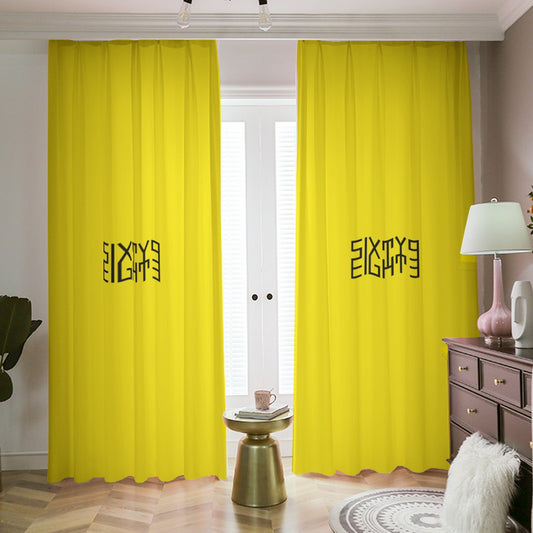 Sixty Eight 93 Lemonade Blackout Curtains with Hooks