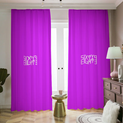 Sixty Eight 93 Grape Blackout Curtains with Hooks