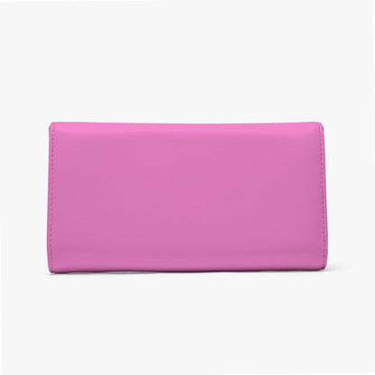 Sixty Eight 93 Logo White Pink Foldable Wallet