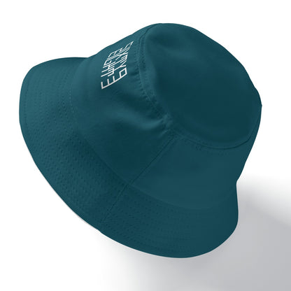 Sixty Eight 93 Logo White Dark Teal Bucket Hat