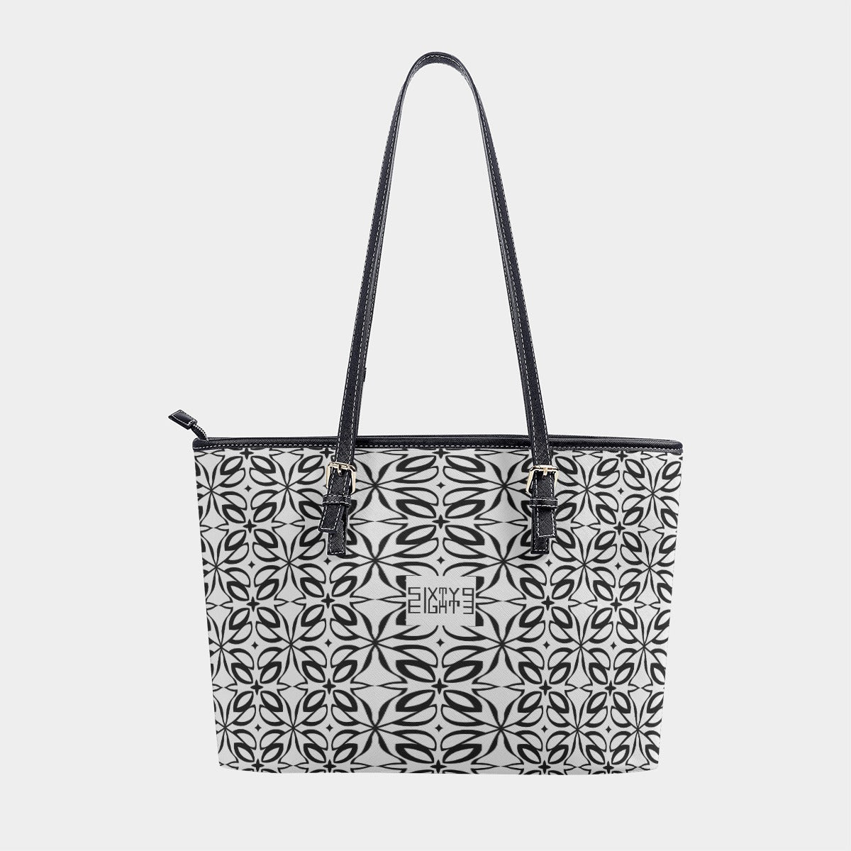 Sixty Eight 93 Logo Black Women's Tote Bag #4 | PU