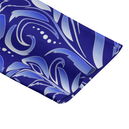 Sixty Eight 93 Floral Blue Men's Casual Flat Lapel Collar Blazer